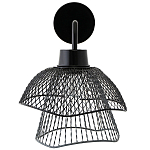 Бра с сетчатым металлическим абажуром Black Mesh Lampshade варинант исполнения - 2 | Loft Concept во Владивостоке