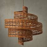 Люстра фактурная в виде спирали Enveloping Art варинант исполнения - 4 | Loft Concept во Владивостоке