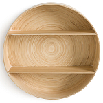 Полка настенная из бамбука Zenara варинант исполнения - 1 | Loft Concept во Владивостоке