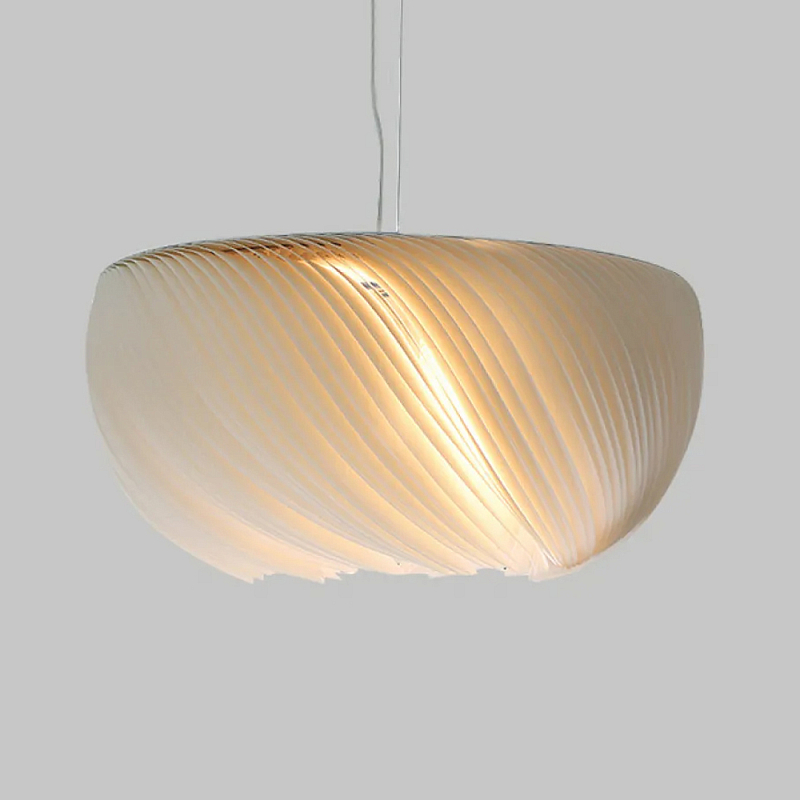 Подвесной светильник с белыми изящными декоративными лепестками Volumetric Petal Lamp Белый во Владивостоке | Loft Concept 