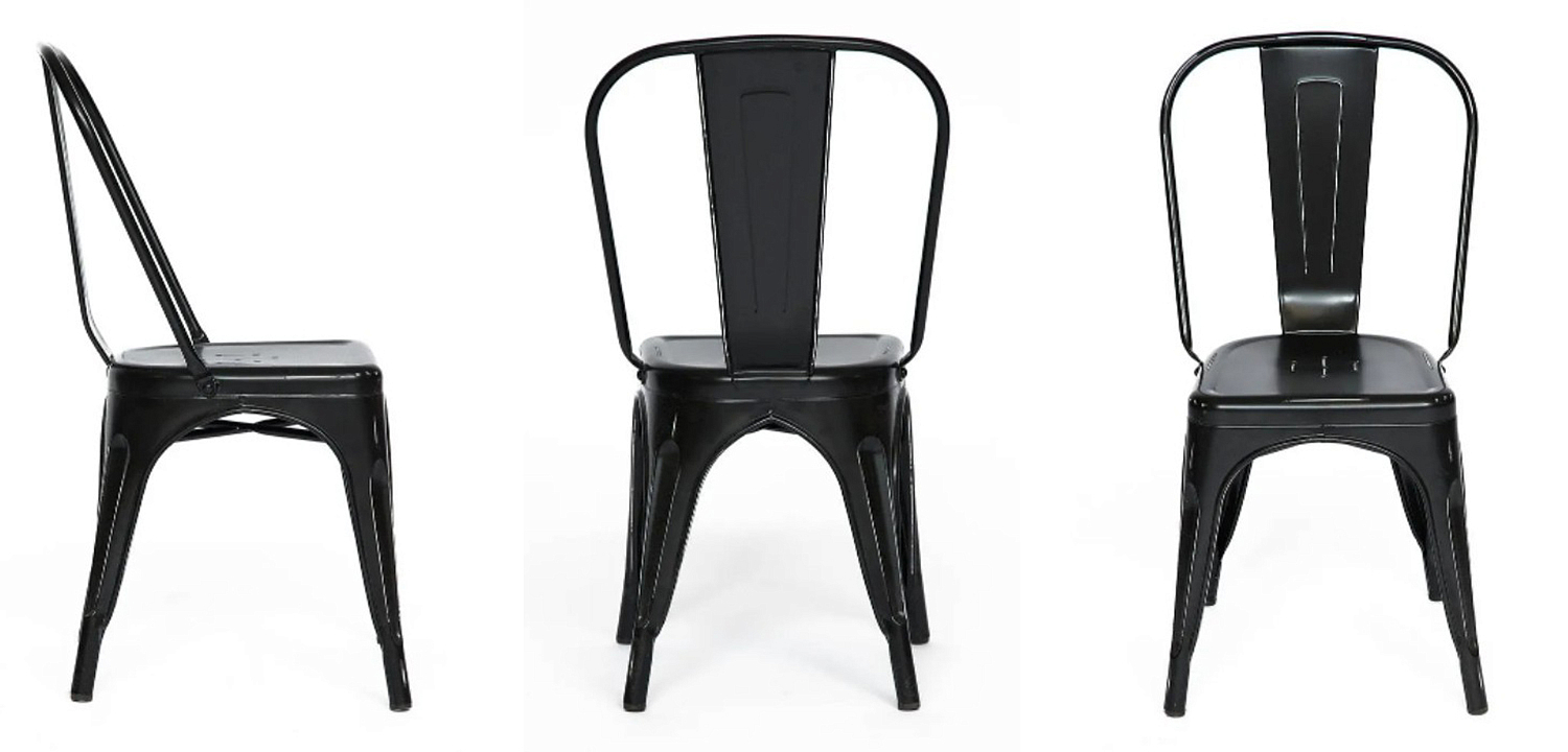 Стул Tolix black Стул Tolix black - Loft-Concept во Владивостоке