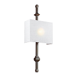 Бра с прямоугольным тканевым абажуром белого цвета Feiss варинант исполнения - 6 | Loft Concept во Владивостоке