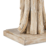 Настольная лампа с каркасом в виде веток деревьев с абажуром из ткани Natural Driftwood варинант исполнения - 2 | Loft Concept во Владивостоке