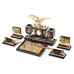 Настольный письменный набор из яшмы и долерита с декором Двуглавый орел Manager Organizer варинант исполнения - 2 | Loft Concept во Владивостоке