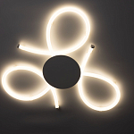 Люстра белого цвета с тремя изогнутыми светодиоидными плафонами Luke Lampco Tracer Lamp варинант исполнения - 2 | Loft Concept во Владивостоке