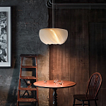 Подвесной светильник с белыми изящными декоративными лепестками Volumetric Petal Lamp варинант исполнения - 3 | Loft Concept во Владивостоке