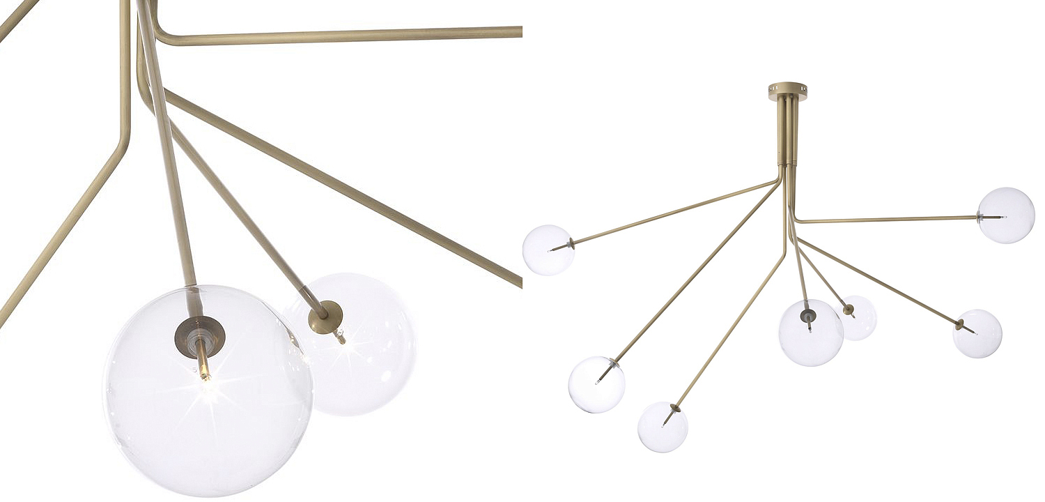 Люстра Eichholtz Chandelier Topaz Brass Люстра Eichholtz Chandelier Topaz Brass - Loft-Concept во Владивостоке