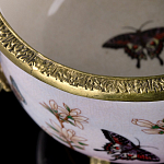 Фарфоровая чаша с бронзовыми элементами Eden Garden варинант исполнения - 6 | Loft Concept во Владивостоке