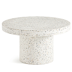 Стол журнальный из бетона с заполнителем из мраморной крошки Terrazzo варинант исполнения - 1 | Loft Concept во Владивостоке