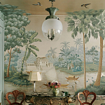 Обои ручная роспись River Scenes of Bengal Kolkata варинант исполнения - 1 | Loft Concept во Владивостоке