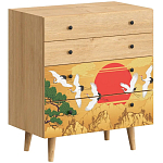 Комод с принтом на ящиках Elise Chest of Drawers варинант исполнения - 16 | Loft Concept во Владивостоке