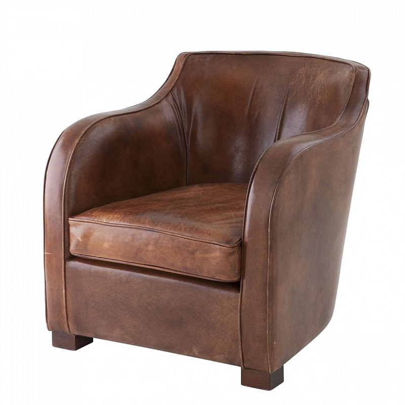 Кресло Eichholtz Chair Berkshire Коричневый Кресло Eichholtz Chair Berkshire Коричневый во Владивостоке | Loft Concept