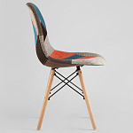 Стул с обивкой в технике пэчворк DSW варинант исполнения - 3 | Loft Concept во Владивостоке