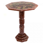 Кофейный стол из натуральных камней Лемезит и Яшма Natural Stone Tables варинант исполнения - 7 | Loft Concept во Владивостоке