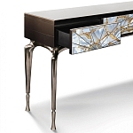 Консоль с 3-мя выдвижными ящиками и фасадом с эффектом трещины Visionnaire варинант исполнения - 1 | Loft Concept во Владивостоке