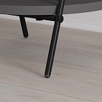 Стол приставной с 2-мя круглыми столешницами цвета антрацит ESSEL SIDE TABLE ANTHRACITE варинант исполнения - 2 | Loft Concept во Владивостоке