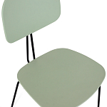 Стул на металлических ножках Travis Chair Green варинант исполнения - 4 | Loft Concept во Владивостоке