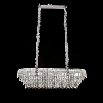 Люстра овальная с каскадом из прозрачного хрусталя Constant Sparks варинант исполнения - 3 | Loft Concept во Владивостоке