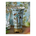 Ваза из фарфора с бронзовыми элементами Tropical Garden варинант исполнения - 6 | Loft Concept во Владивостоке