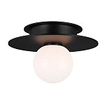 Потолочный светильник с шарообразным плафоном из белого матового стекла Generation Lighting варинант исполнения - 2 | Loft Concept во Владивостоке