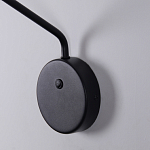 Бра с длинным чёрным металлическим каркасом Bendik Lighting варинант исполнения - 6 | Loft Concept во Владивостоке