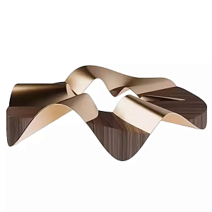 Дизайнерский журнальный стол волнистой формы Nyxacad