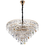 Люстра с прозрачными и цветными подвесками из хрусталя Colorful Crystals Chandelier 18 варинант исполнения - 2 | Loft Concept во Владивостоке