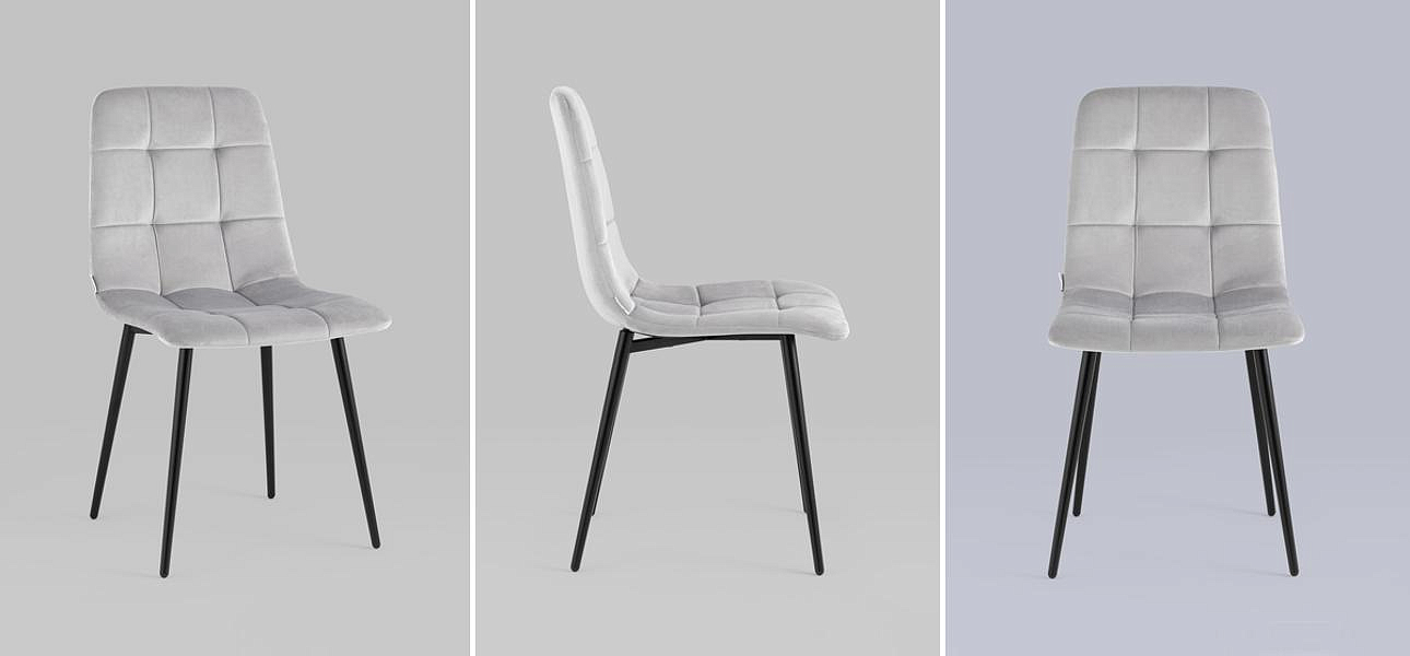 Стул NANCY Chair Молочный Велюр Стул NANCY Chair Молочный Велюр - Loft-Concept во Владивостоке