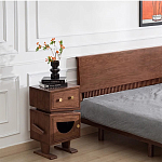 Тумбочка прикроватная с ящиком и дверцей Робот Robot Desk варинант исполнения - 8 | Loft Concept во Владивостоке