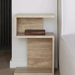 Дизайнерский журнальный стол фигурный с полками Gulip варинант исполнения - 1 | Loft Concept во Владивостоке