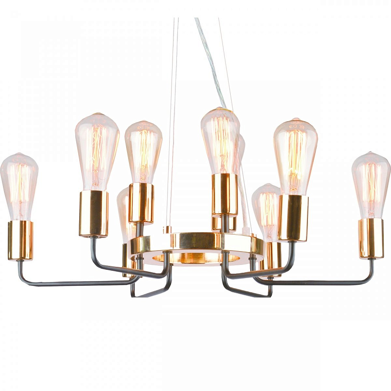 Люстра Gold Stick Chandelier Глянцевое золото Люстра Gold Stick Chandelier Глянцевое золото во Владивостоке | Loft Concept