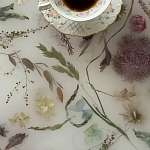 Поднос для ванны из эпоксидной смолы с цветами белая Epoxy Resin Flowers Bath Tray White варинант исполнения - 4 | Loft Concept во Владивостоке