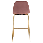 Барный стул на золотистых ножках VENDRAMIN Pink варинант исполнения - 5 | Loft Concept во Владивостоке