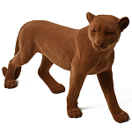 Декоративная статуэтка коричневый флок Сheetah Statuette варинант исполнения - 1 | Loft Concept во Владивостоке