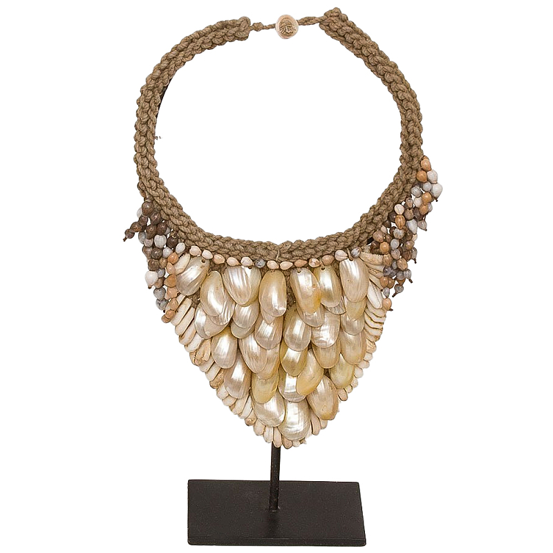 Этническое ожерелье с перламутровыми ракушками Mother of Pearl Shell Necklace Бежевый Перламутровый Этническое ожерелье с перламутровыми ракушками Mother of Pearl Shell Necklace Бежевый Перламутровый во Владивостоке | Loft Concept