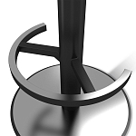 Барный стул вращающийся со спинкой Бежевый Велюр Vendramin Chair варинант исполнения - 5 | Loft Concept во Владивостоке