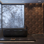 Гипсовая 3D панель с принтографией PM-22 варинант исполнения - 1 | Loft Concept во Владивостоке