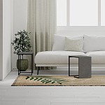 Комплект из 2-х приставных столов серого цвета из дерева ZIGOSH RETRO GREY варинант исполнения - 3 | Loft Concept во Владивостоке