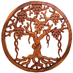 Панно из дерева Wood Panel With Trees варинант исполнения - 1 | Loft Concept во Владивостоке