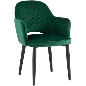 Стул SHARRON ромбы Изумрудно-Зеленый Велюр