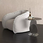 Дизайнерский журнальный стол с основанием из круглых элементов Lirod варинант исполнения - 2 | Loft Concept во Владивостоке