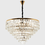 Люстра с прямоугольными хрустальными подвесками Lunet Crystal Rectangulars Chandelier 18 варинант исполнения - 3 | Loft Concept во Владивостоке