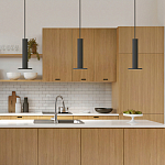 Подвесной светильник светодиодный черный Light Durability варинант исполнения - 1 | Loft Concept во Владивостоке