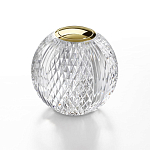 Настольная лампа с прозрачным шарообразным плафоном на цилиндрической подставке Crystal Globule варинант исполнения - 2 | Loft Concept во Владивостоке