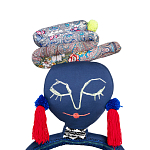 Кукла из одежды и павлопосадских платков Rusalka Blue Jeans варинант исполнения - 2 | Loft Concept во Владивостоке