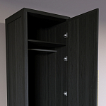 Узкий Шкаф Primo с 2 выдвижными ящиками Черный дуб варинант исполнения - 6 | Loft Concept во Владивостоке