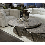 Стол журнальный круглый с узором Table Hypontic Pattern варинант исполнения - 6 | Loft Concept во Владивостоке