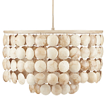 Люстра с каскадом из круглых декоративных элементов Texture Discs варинант исполнения - 3 | Loft Concept во Владивостоке