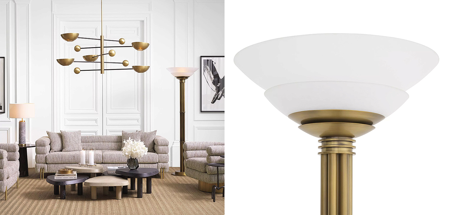 Торшер Eichholtz Floor Lamp Figaro Торшер Eichholtz Floor Lamp Figaro - Loft-Concept во Владивостоке