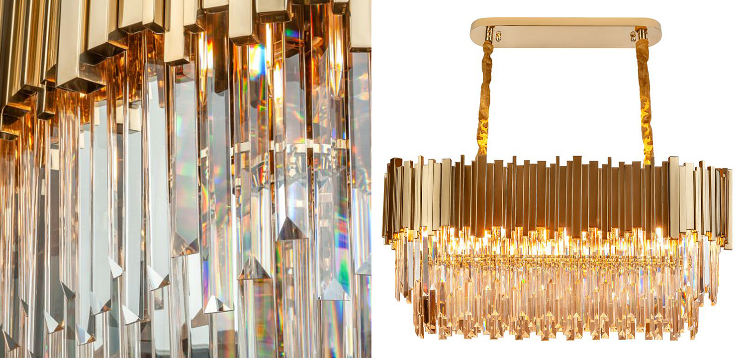 Большая многоярусная люстра Cascade Glass Metal Luxxu Chandelier 100 Большая многоярусная люстра Cascade Glass Metal Luxxu Chandelier 100 - Loft-Concept во Владивостоке